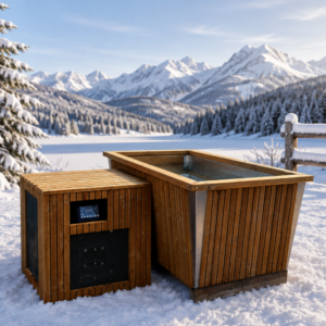 RVS ijsbad met koeler